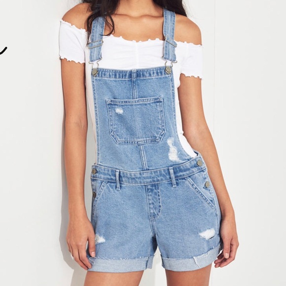 Hollister Denim - Hollister vintage stretch overalls